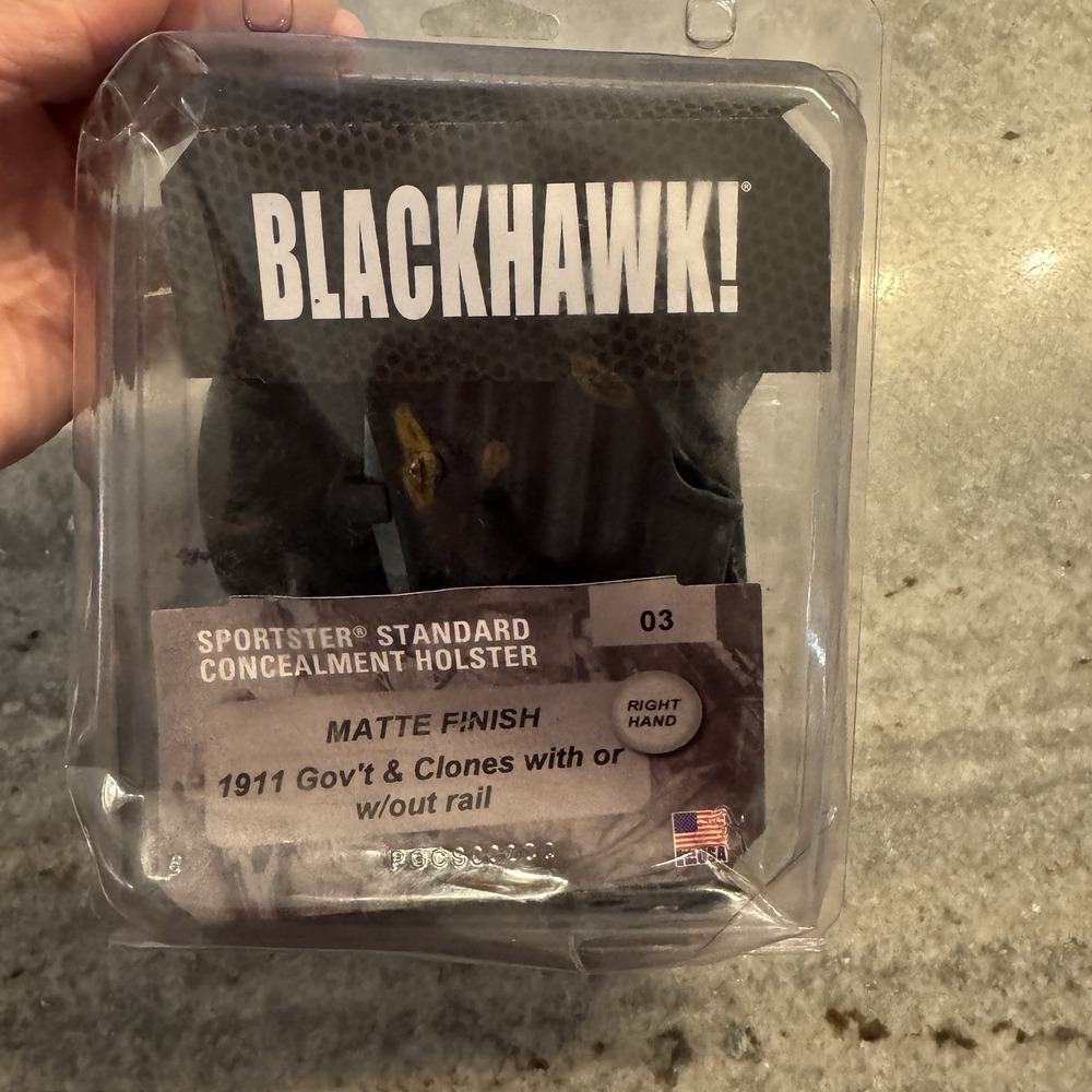 NOB Blackhawk Sportswear Concealed Device Holster RIGHT HAND Draw